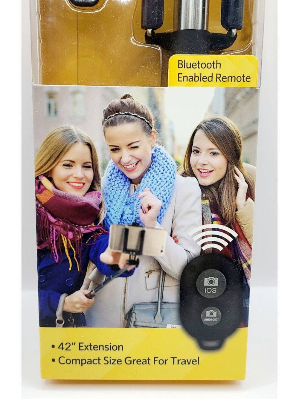 Kodak Selfie Stick SP140 Wireless Bluetooth Remote Control Compact 42 Inch - Picture 3 of 8